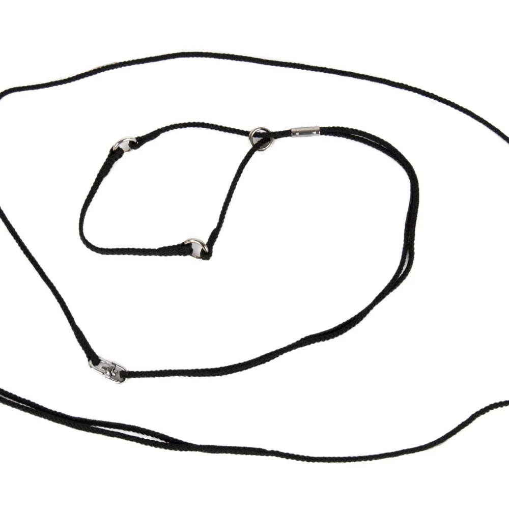 Comfort Nylon Show Lead 3mmx98cm Black & Show Collar